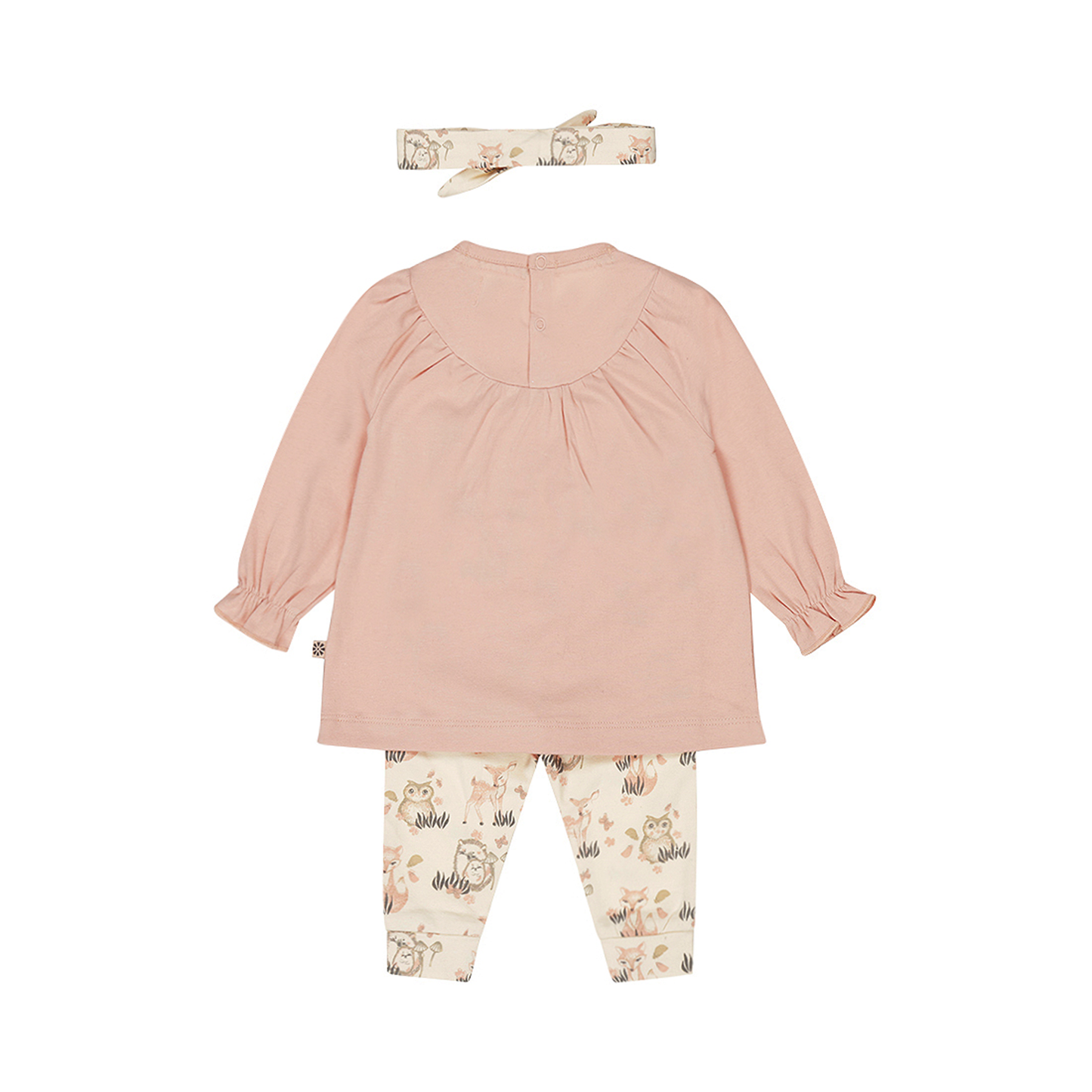 ベビー キッズ 女の子 セットアップ フリルチュニック アニマルプリントパンツ セット 女の子 入園式 入園準備 保育園 幼稚園 ベビー 女の子 90 セットアップ
