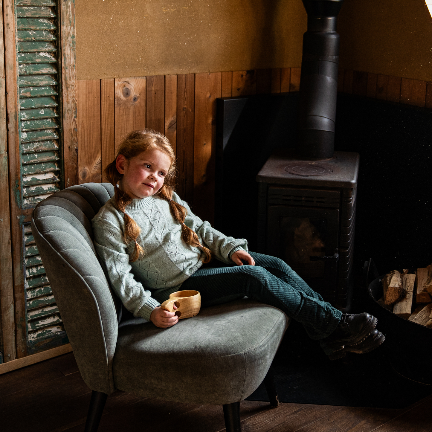 Sweater dropped shoulder