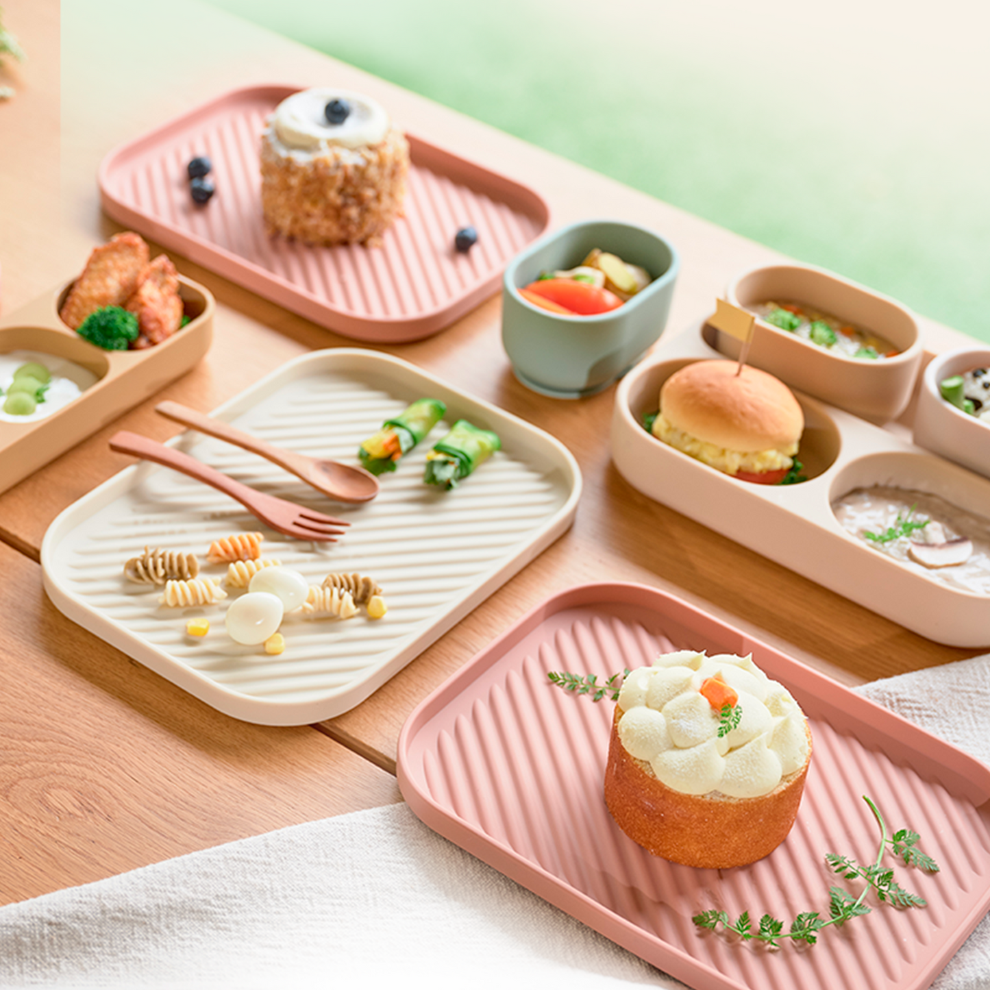 DONO&DONO シリコンプレートセットーDONO&DONO製品2個以上同時購入で10%OFFー