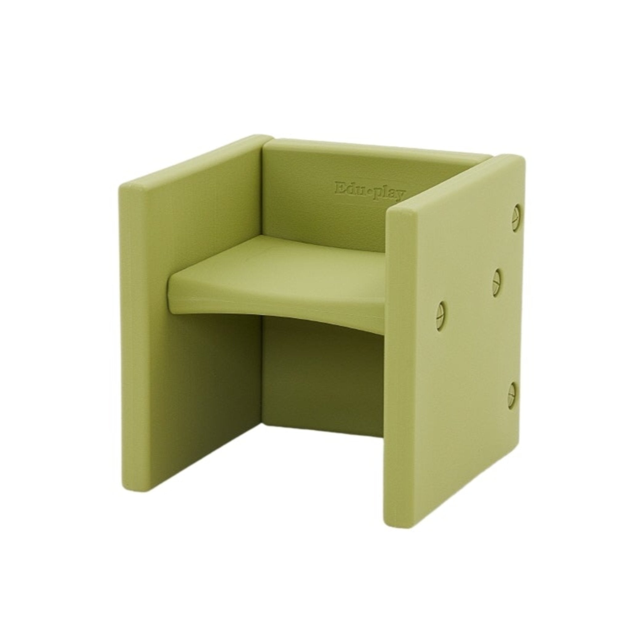 Edu・play マルチキューブチェア HDPE 軽量 デスク チェア ベンチ 使い方3通り 座面2段階調整可能 こども用 キッズ家具 Mulc : Edu・play マルチキューブチェア HDPE 軽量 デスク