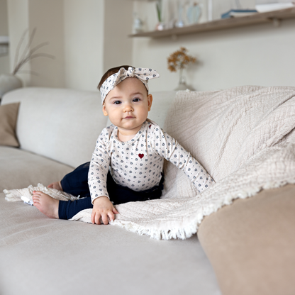 ベビー 女の子 90 ワンピース チュールワンピース セットアップ ターバン付き ネイビー ハート柄 ハートモチーフ 女の子 入園式 入園準備 保育園 幼稚園