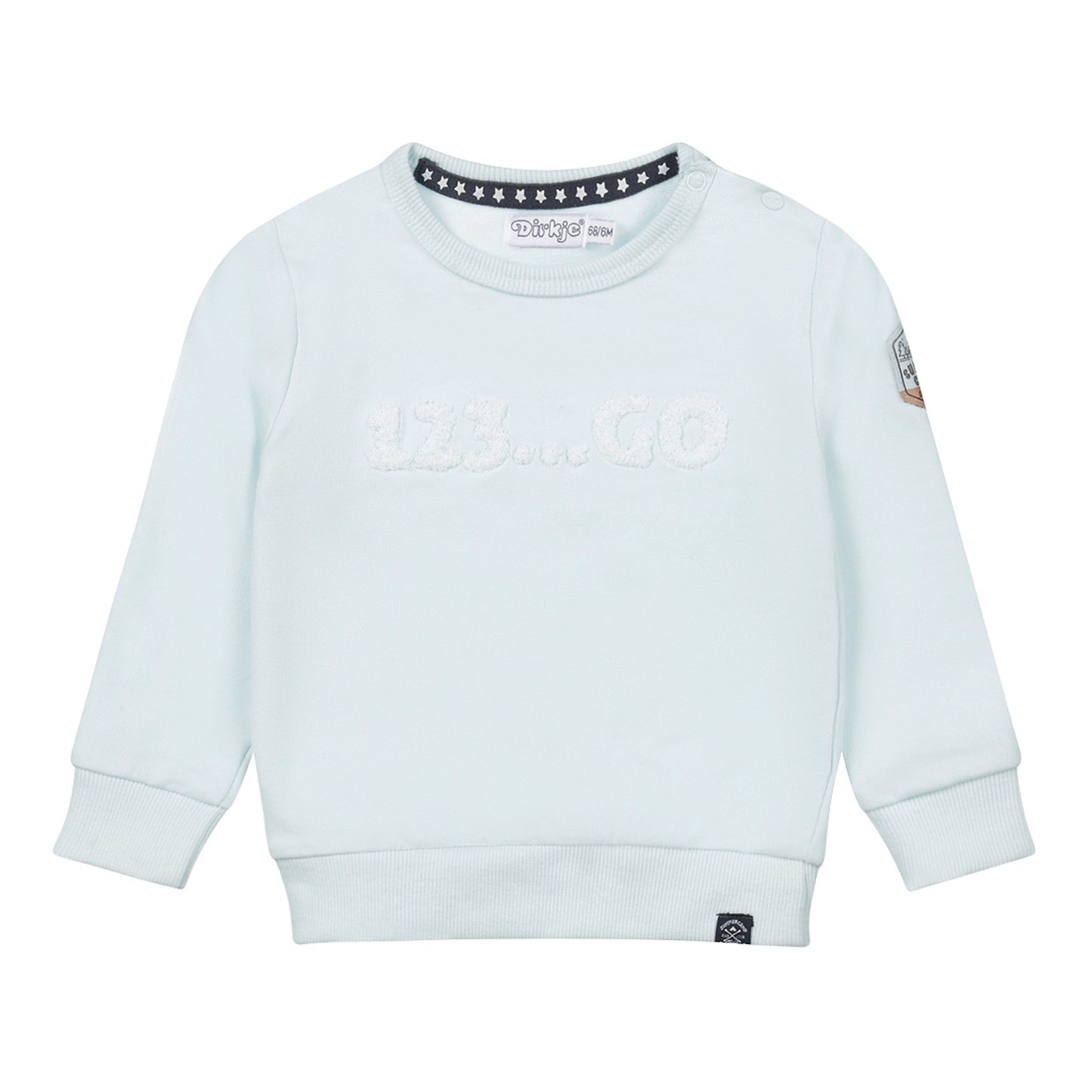 ベビー スウェット Sweater ls (Light blue)